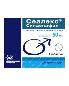 sildenafil - Sealex Sildenafil tablets coated film about 50 mg 4 pcs. texas Pharmacy Online - texas.buy-pharm.com