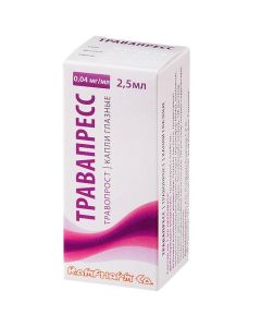 Travoprost - Trapress press eye drops 0.04 mg / ml dropper bottle 2.5 ml texas Pharmacy Online - texas.buy-pharm.com