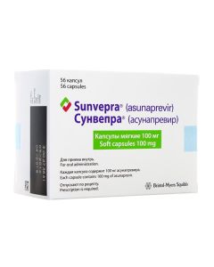 Asunaprevyr - Sunvepra soft capsule 100 mg 56 pcs. texas Pharmacy Online - texas.buy-pharm.com