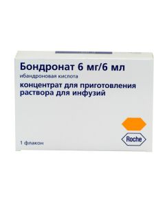 Ybandronovaya acid - Bondronate ampoules 6 mg, 6 ml, 1 pc. texas Pharmacy Online - texas.buy-pharm.com