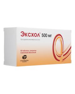 ursodeoxycholic acid - Exhol tablets are covered.pl.ob. 500 mg 50 pcs. texas Pharmacy Online - texas.buy-pharm.com