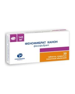 Fenofybrat - Fenofibrate Canon tablets coated. 145 mg 30 pcs. texas Pharmacy Online - texas.buy-pharm.com