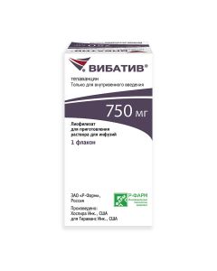 Telavantsyn - Vibative lyophilisate. d / prg. solution for infusion 750 mg bottle 1 pc. texas Pharmacy Online - texas.buy-pharm.com