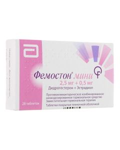 Dydrogesterone, Estradiol - Femoston mini tablets coated.pl.ob. 28 pcs. texas Pharmacy Online - texas.buy-pharm.com