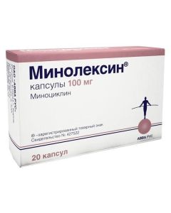 Minocycline - Minolexin capsules 100 mg, 20 pcs. texas Pharmacy Online - texas.buy-pharm.com